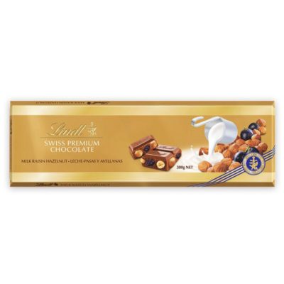 Шоколад Lindt Raisin/Hazelnut 300ГР