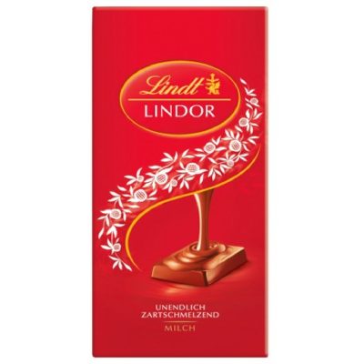Шоколад Lindt Lindor Червен 100ГР