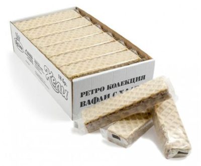 Вафла Хели Ретро с Бяла Глазура 65ГР