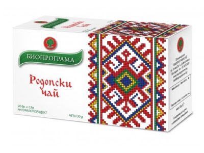 Чай Родопски Биопрограма/ 20БР Х 1.5ГР