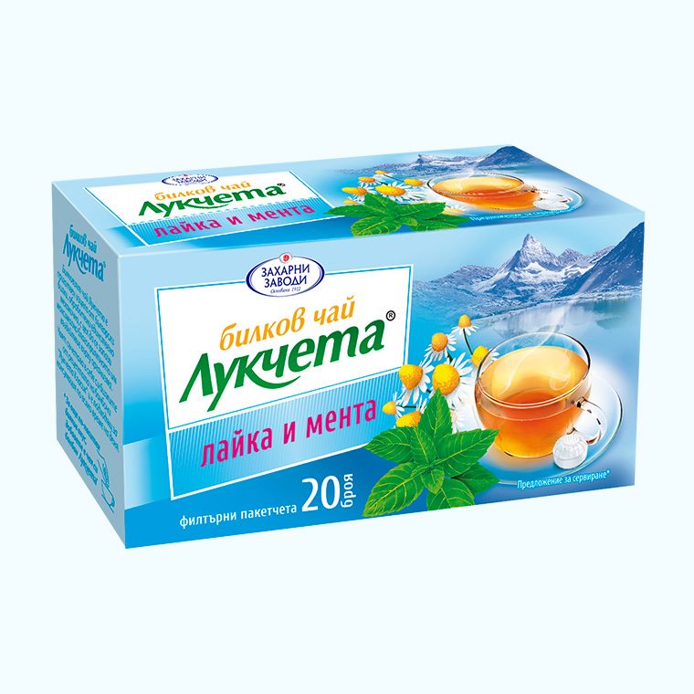 Чай Лукчета Лайка и Мента/ 20БР Х 1.2ГР