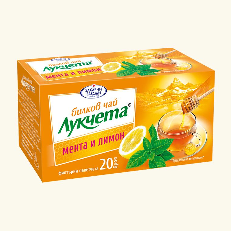Чай Лукчета Мента и Лимон/ 20БР Х 1.2ГР