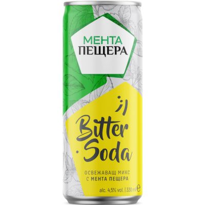 Мента с Битер Сода Пещера 0.330Л