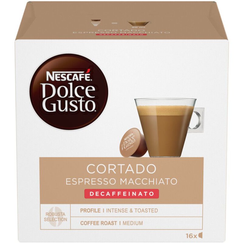 Капсули Долче Густо Кортадо Decaffeinato 108ГР
