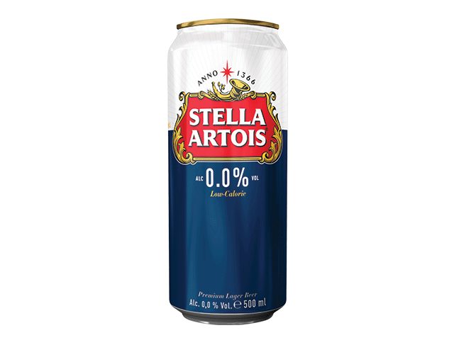 Бира Стела Артоа 0,0% Кен 0.500Л
