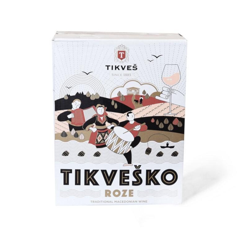 Вино Тиквеш Розе 3Л