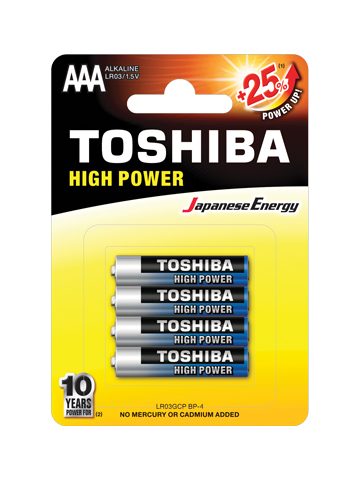 Батерии Тошиба 1.5V Ааа - 4БР