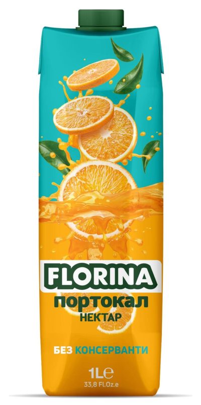 Флорина Портокал 50% Нектар 1Л
