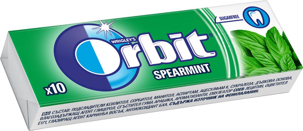 Орбит Дъвки Сперминт Драже